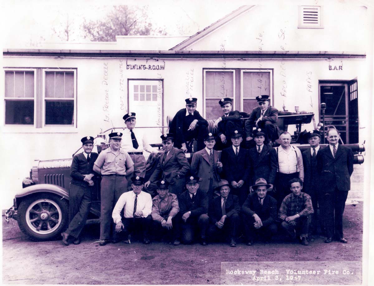 Rockaway Beach Volunteer Fire Department, 1947